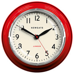 Newgate Cookhouse Wall Clock, Dia.35cm Red